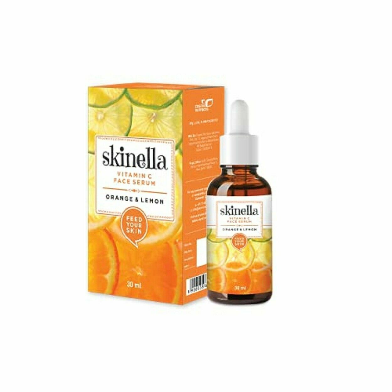 Skinella Orange & Citron Vitamine C Sérum Visage pour Tous Peau Types