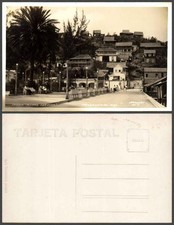 MEXICO Manzanillo Colima Jardin Alvaro Obregon Real Photo RPPC VINTAGE POSTCARD