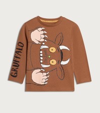 The Gruffalo Boys Brown Long Sleeve T-Shirt Age 2 3