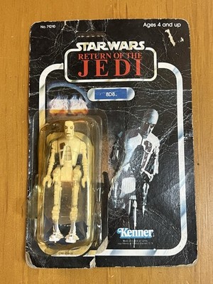 1983 Star Wars Kenner Return of the Jedi 8D8 Figure 77 Back Hong