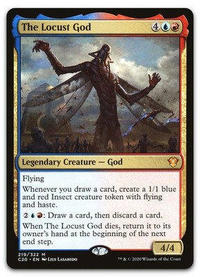 The Locust God #219 (NM) Commander 2020 C20 Magic MTG