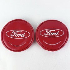 Nos Ford Kc Hilites 5 Round Red Fog Light Covers Vintage 4x4 Truck Off-road