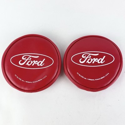 NOS Ford KC Hilites 5'' Round Red Fog Light Covers Vintage 4X4 Truck Off-road