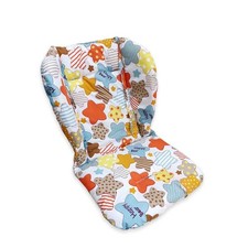 High Chair Pad Cushion Breathable Soft Comfortable Colored Stars Pattern