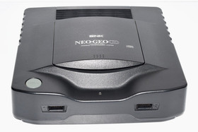 SNK Neo Geo CD Console System Top Loading Boxed Manual 2 Controllers Set Japan