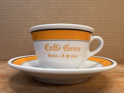 Richard Ginori Antico Caffe Greco Demitasse Cup & Saucer Rome 1760 used