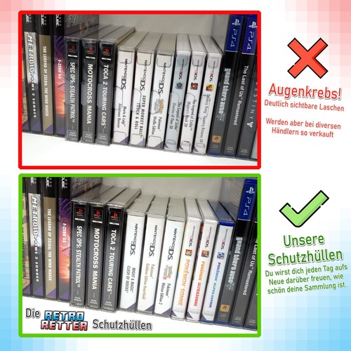 Schutzhüllen für Nintendo NES Spiele Anleitungen Sleeves Hüllen Tüten Bag Schutz - Bild 9 von 15