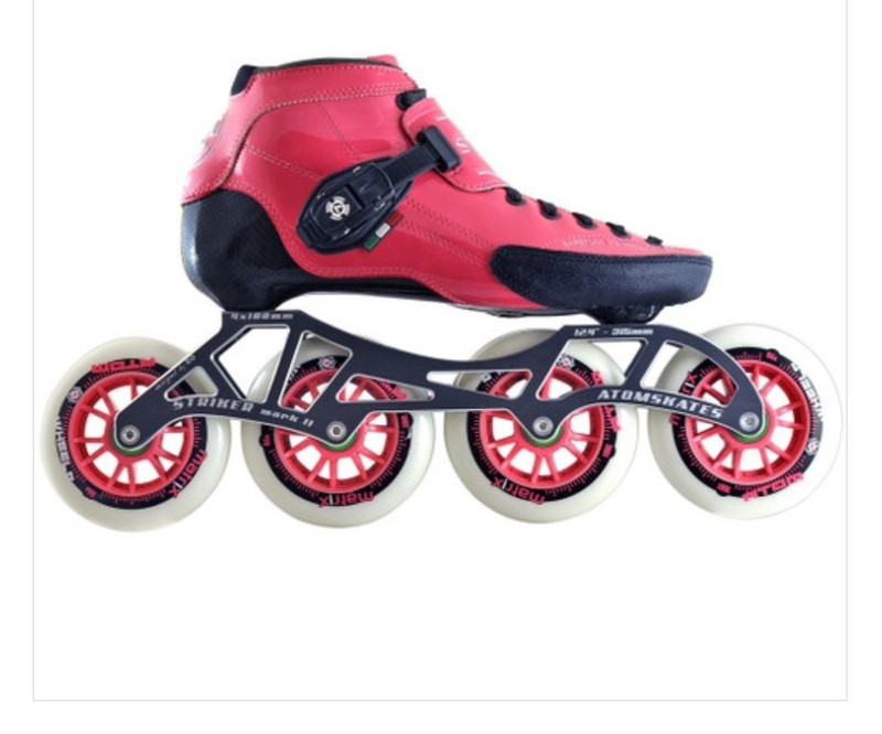 Luigino Strut Inline Skates US 7 EU 39 World 251 Red/Black