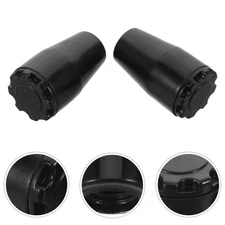 2 Pcs Fireplace Doorknob Boiler Coal Stove Accessories Handle Accessory