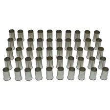 4 Gauge Non-Insulated Ferrules Tin Plated Copper 0.59" Pin Length Pack of 50