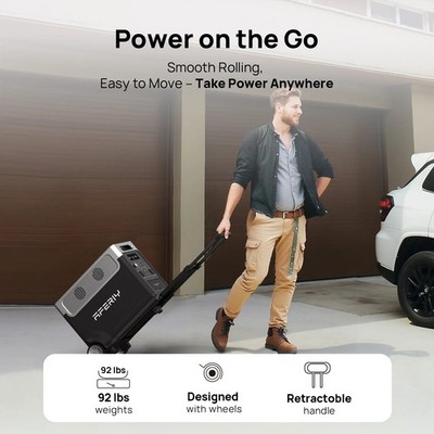   Aferiy P310 Tragbare Powerstation 3840Wh LiFePO4 Solar Generator 3600W STOCK