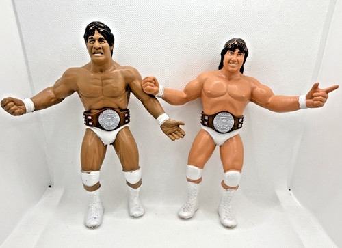 Strike Force Tito Santana & Rick Martel WWF LJN Fi...