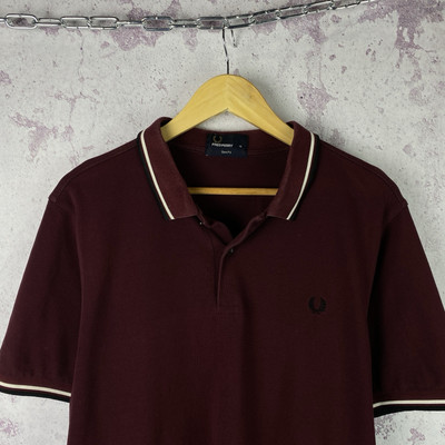 Vintage Fred Perry Polo Shirt Men's Luxury Tee Classic Size