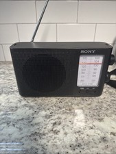 Sony ICF-19 Analog Tuning Portable FM/AM Radio Vintage Retro Stereo Works