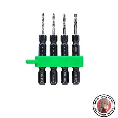 Engineer Left-Hand Rotation Drill Set for Screw Mogura Trick Use Compatible with