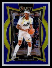 Jordan Clarkson Utah Jazz 2024-25 Panini Select #19 Blue Prizm