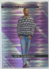 Ben Simmons 2022 Upper Deck Goodwin Champions Purple Pulsar 19/23 SSP #P10