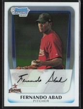2011 Bowman Chrome #BCP219 Fernando Abad Prospects
