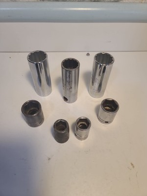 Proto socket assortment 1/2 inch drive 7 pieces