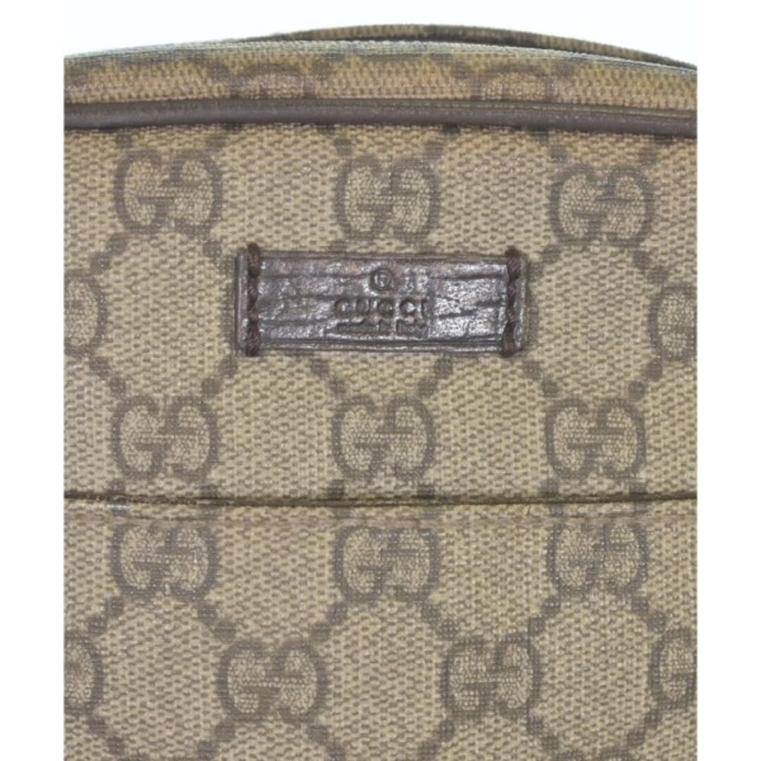GUCCI Beige GG Canvas Shoulder Bag Used Free Shipping thumbnail 6