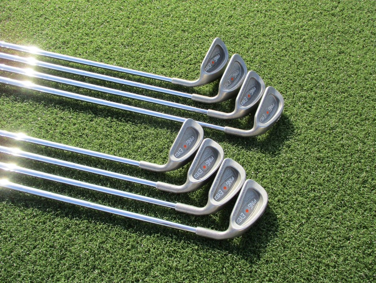Club Ping Eye 2 Plus Sand Wedge, 56°, Orange Dot, Shaft Acier 35.5 Pouces, Droitier Homme