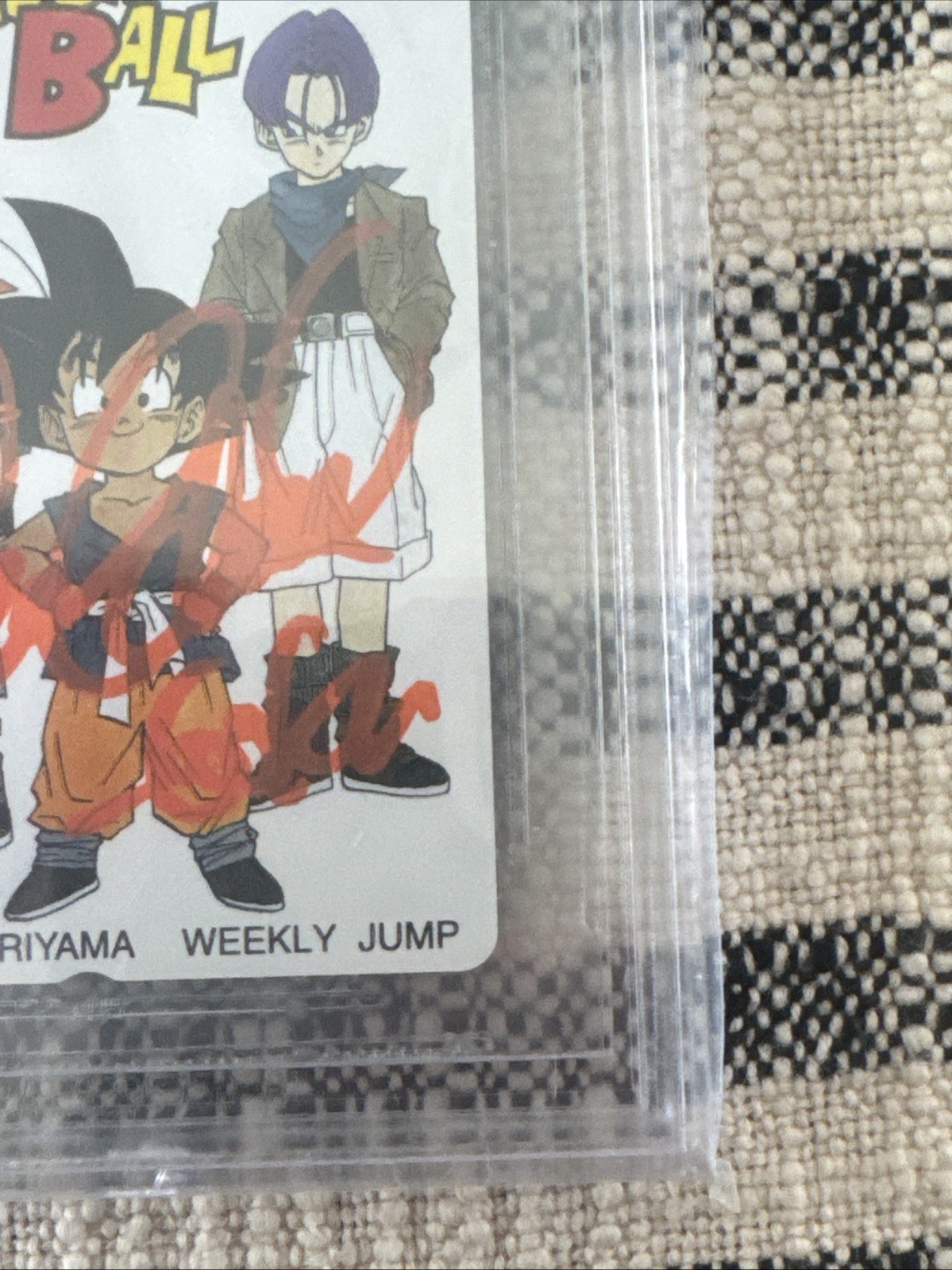 Beckett Graded BGS 1995 Dragon Ball Phone Card Sean Schemmel Authentic Auto view 5