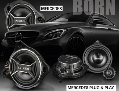 Haut-parleur coaxial EMPHASER EM-MBS1 Mercedes Benz Classe E A238 Coupé à... - Photo 1/4