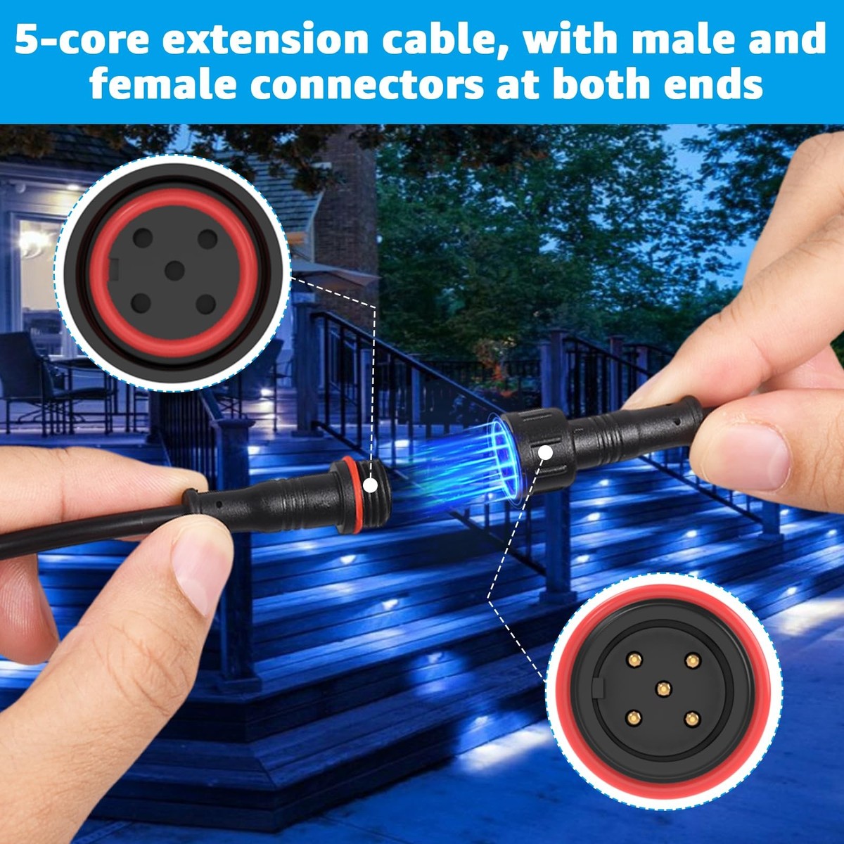 Buy GrowFlux Universal Dimmer Daisy-Chain Extension Cable - LED Grow Lights Depot - View #13