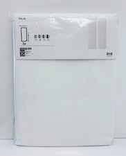 Ikea HILJA Curtains 2 Panels 1 pair 57" x 84" White - NEW