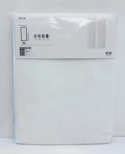 Ikea HILJA Curtains 2 Panels (1 pair) 57" x 84" White - NEW