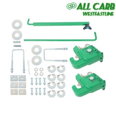 Green Category 2 Tractor Easy Change Quick Hitch with Stabilizer Bar
