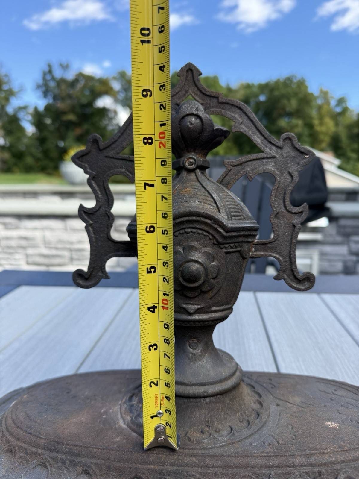 Antique Cast Iron Parlor Stove Top Finial For Victorian Stove | eBay
