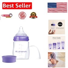 BPA-Free 5 oz Anti-Colic Bottle with Slow Flow Nipple - Perfect for Newborns