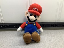 Super Mario Soft Plush Figure Pillow / Toy w/Secret Back Compartment No Tags