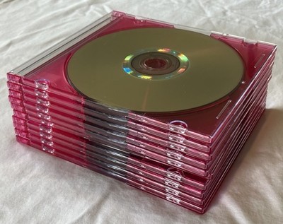 Vintage Lot LightScribe DVD+R DVD+Recordable Direct Disc Labeling 10 Slim Cases