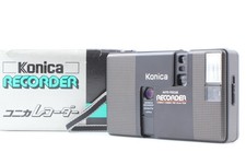  Top MINT in Box Konica Recorder Black Half Frame 35mm Film Camera From JAPAN