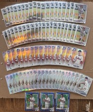 Massive 80 Card LOT 2021 Bowman Chrome MICK ABEL 40-Man Futures. Sapphire. Base.