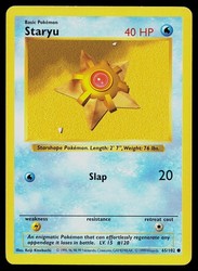 Staryu 65/102 Base Set Shadowless Common