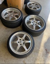 Acura NSX Staggered 18x8” & 19x10” Iforged FLUX wheels 5x114.3 NA1 NA2