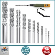 20PCS Diamond Drill Bits Set for Glass Tile Jewelry Stone 0.8  4mm Twist Tips