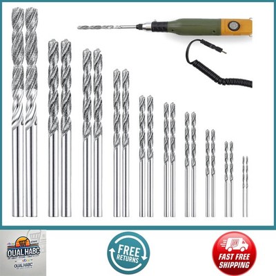 20PCS Diamond Drill Bits Set for Glass Tile Jewelry Stone 0.8 4mm Twist Tips