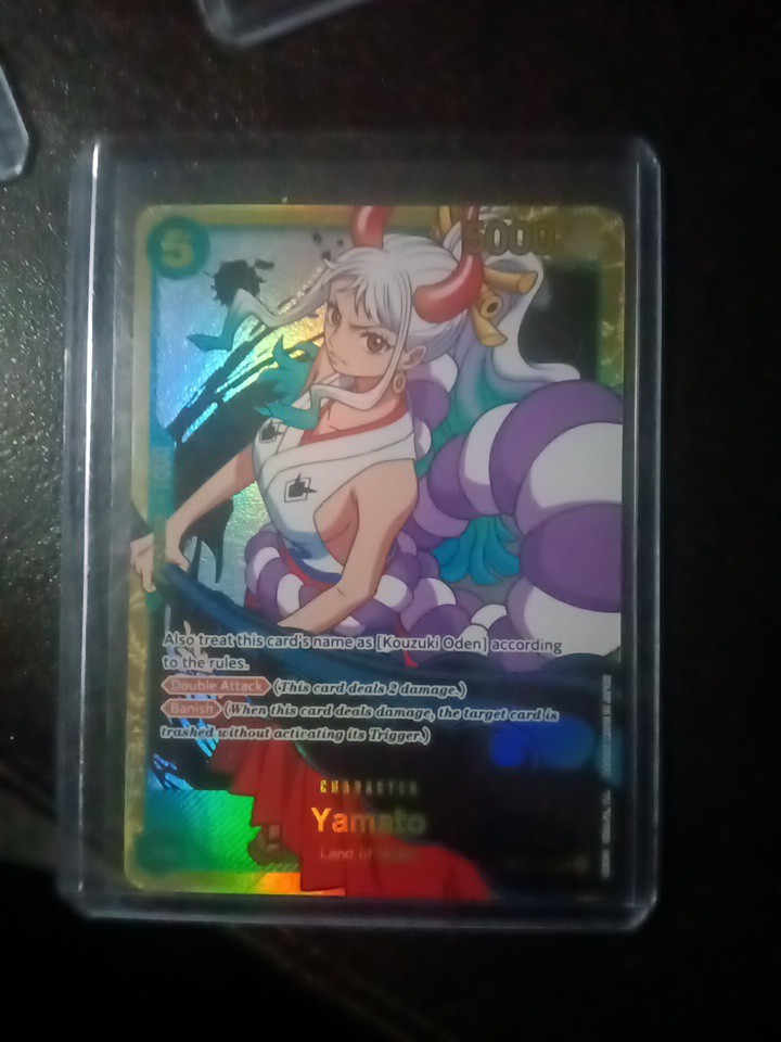 YAMATO OP01-121 Secret Rare SEC One Piece Card Game Romance Dawn English NM/M