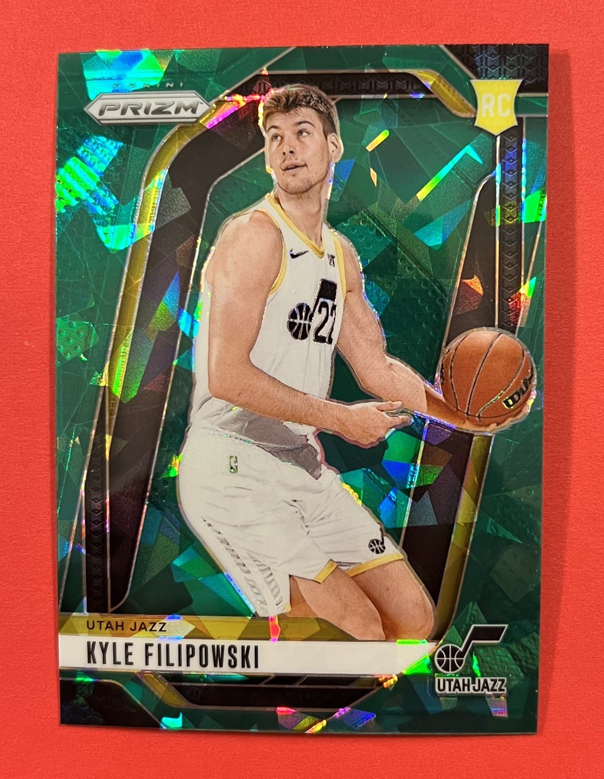 2024-25 Panini Prizm - Kyle Filipowski #263 Green Ice Prizm (RC)