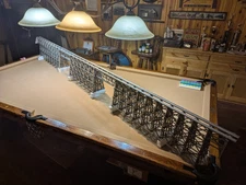 Large O Gauge Trestle Bridge  - 9 Ft - 3-1/2" long  X 9-3/4" high   Loc A + left