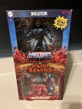 Masters of the Universe X Stranger Things Skeletor & Demogorgon Figure New