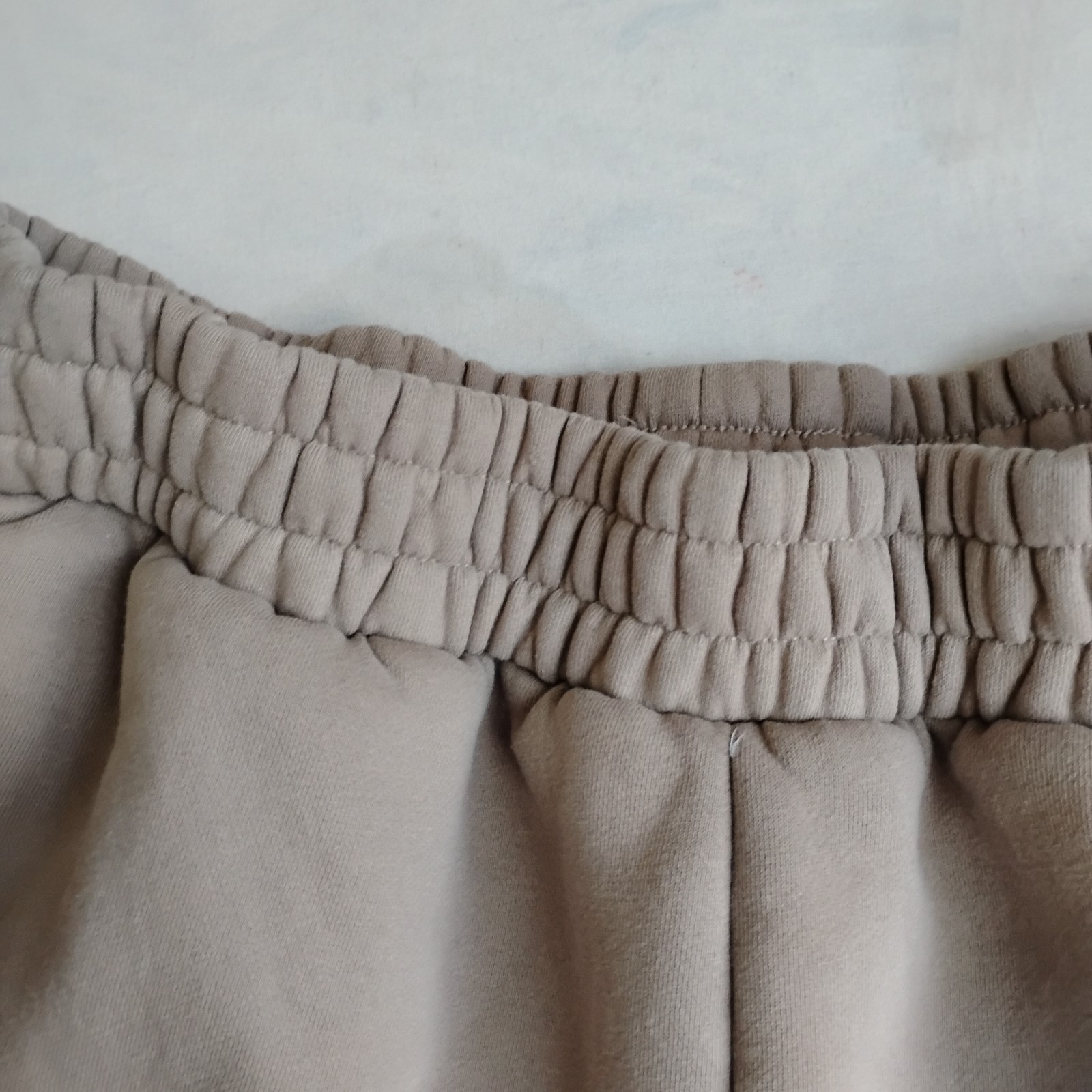 Comfrt Pants XL Thick Fleece Elastic Waist Sweatpants Pockets Straight Leg 