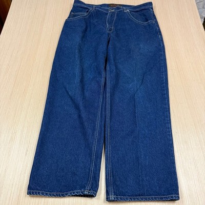 y2k Vintage Wide Leg Godbody Jeans Baggy Denim Lab Skater Cyber Mall Goth 42x32