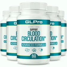 (5 Pack) GLPro Capsules, GL Pro Advanced Blood Support Supplement