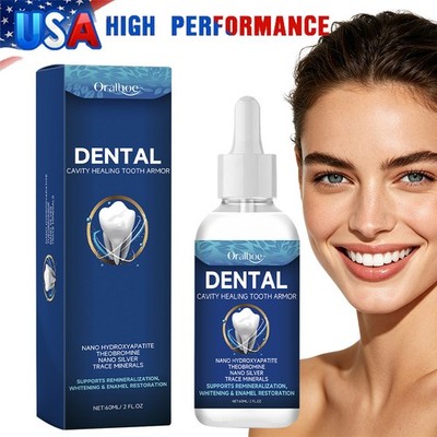 Dental Cavity Healing Tooth Armor Liquid,60ml Hydroxyapatite Tooth Repair Serum