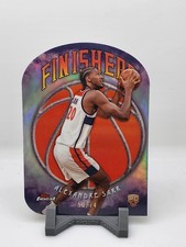 2025 Topps Finest Basketball Alexandre Sarr Finishers Refractor Die-Cut # /74